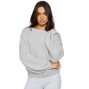 Garage Long Sleeve Oversized Boat Neck Balloon Sleeve Sweater NWT Size M